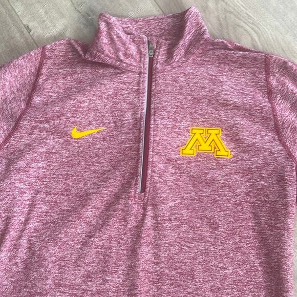 Nike Minnesota size large Quarter-Zip Pullover sweater - Picture 3 of 10